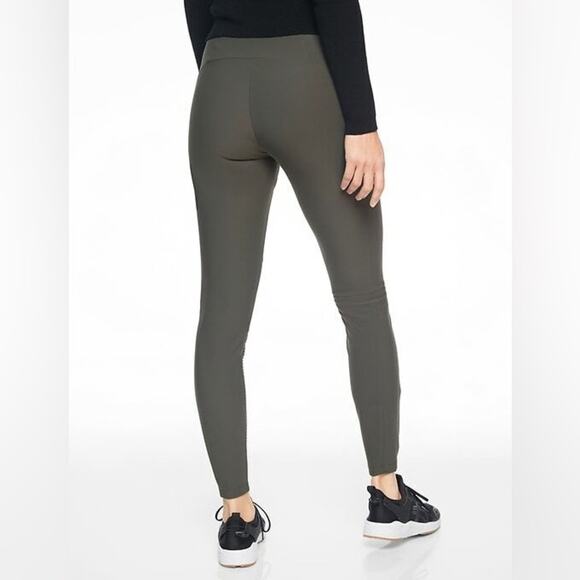Athleta Madison Moto Tight Gray  Size 6 - Picture 3 of 11
